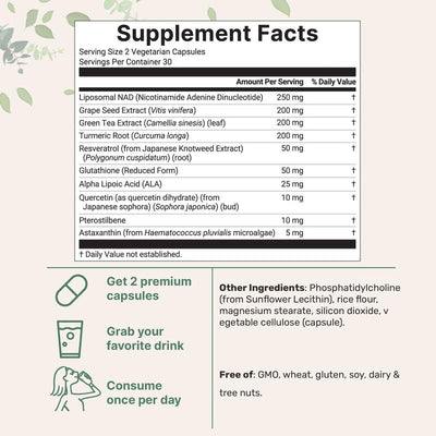 Liposomal NAD+ Ultimate™